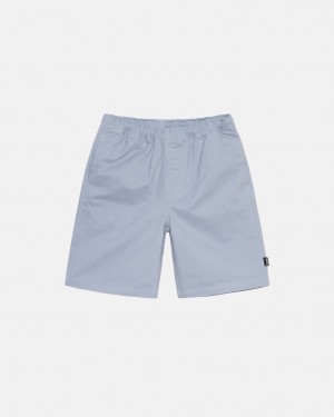 Men's Stussy Brushed Beach Shorts Blue Ireland | VKT-5876