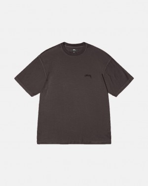 Men's Stussy Lazy Tees Black Ireland | EIS-1645