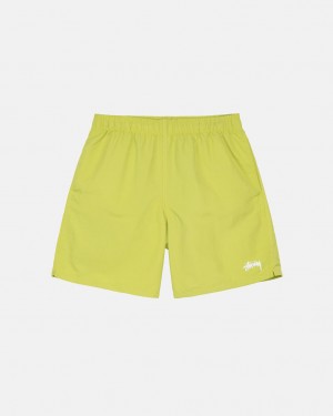 Men's Stussy Stock Water Short Swimwear Light Green Ireland | AIQ-4067