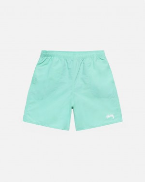 Men's Stussy Stock Water Short Swimwear Light Turquoise Ireland | YMJ-1232