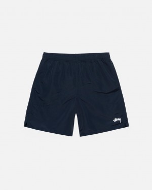 Men's Stussy Stock Water Short Swimwear Navy Ireland | YOZ-3572