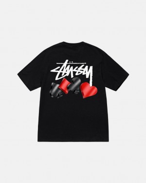 Men's Stussy Suits Tees Black Ireland | VZM-5385