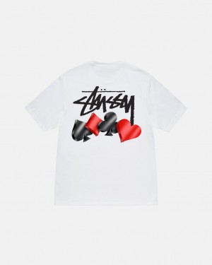 Men's Stussy Suits Tees White Ireland | CUK-0795