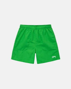 Men's Stussy Water Short Stock Shorts Green Ireland | LRV-1509