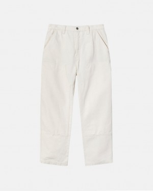 Men's Stussy Work Pant Canvas Pants Beige Ireland | YIK-6110