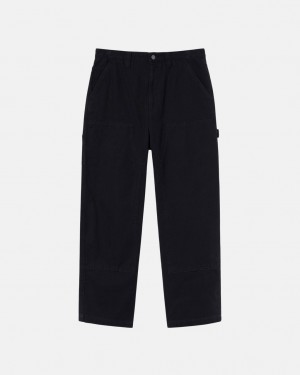 Men's Stussy Work Pant Canvas Pants Black Ireland | CYF-1433