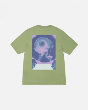 Men's Stussy X-Ray Tees Green Ireland | CER-4484