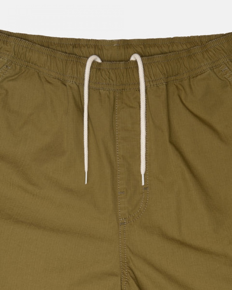 Men's Stussy Beach Pant Ripstop Cargo Pants Brown Ireland | ABJ-8895