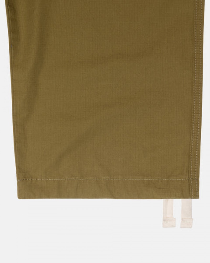 Men's Stussy Beach Pant Ripstop Cargo Pants Brown Ireland | ABJ-8895