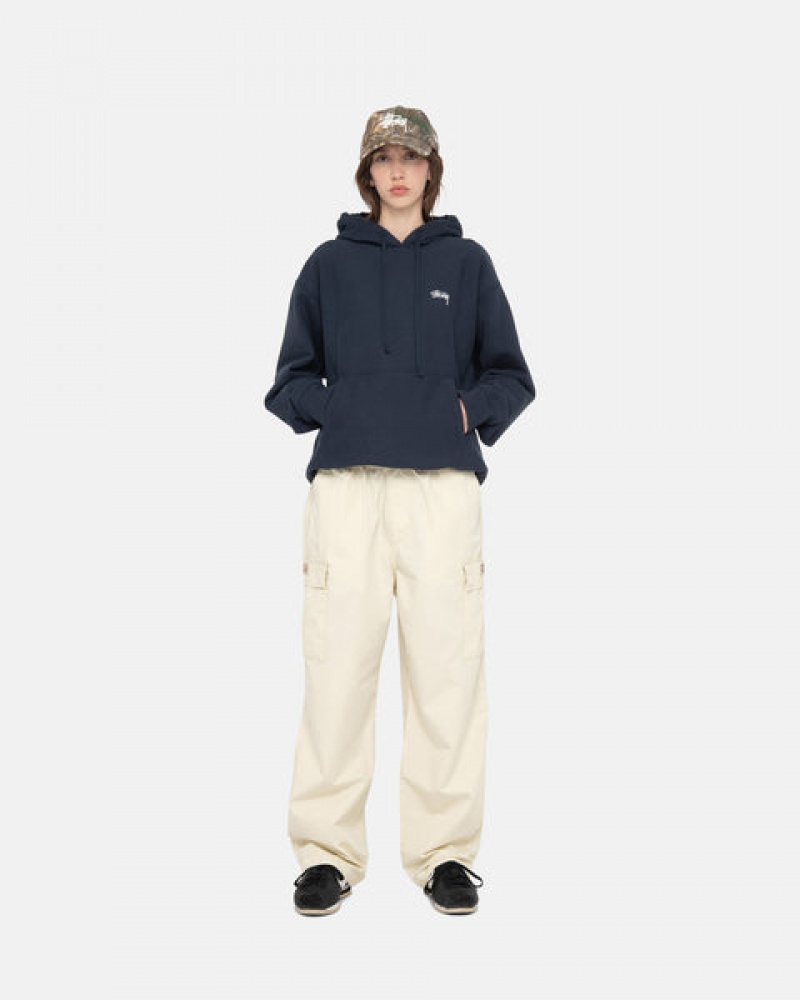 Men's Stussy Beach Pant Ripstop Cargo Pants Cream Ireland | YRO-3911