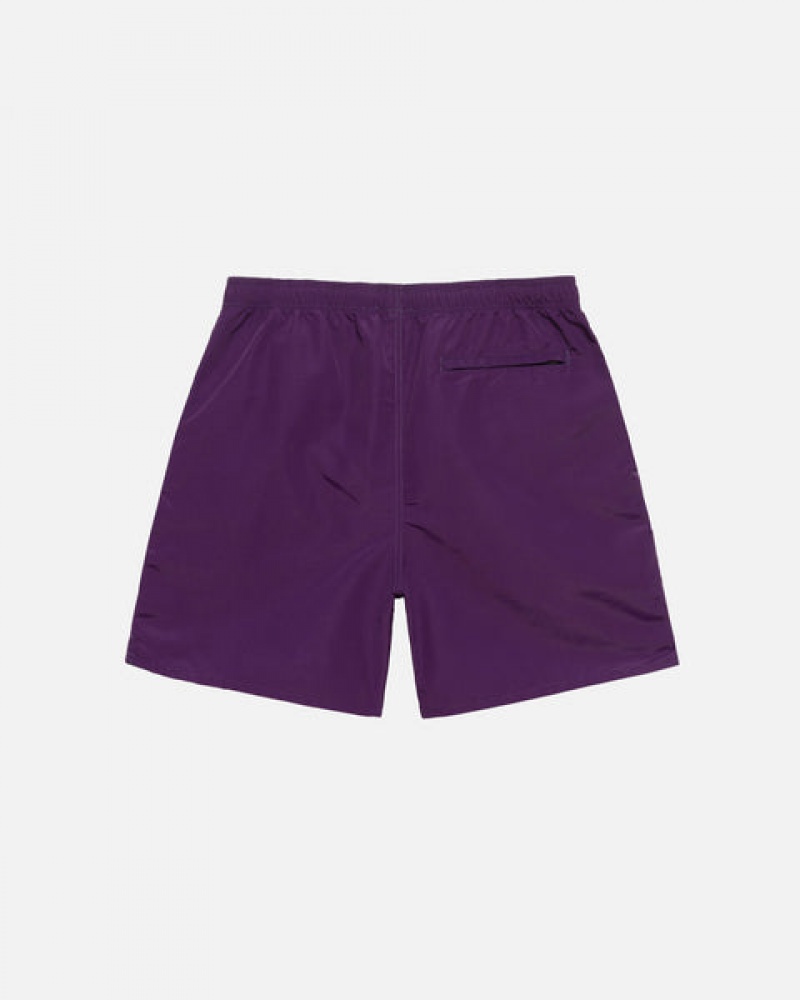 Men's Stussy Big Basic Water Short Swimwear Fuchsia Ireland | NXI-0904