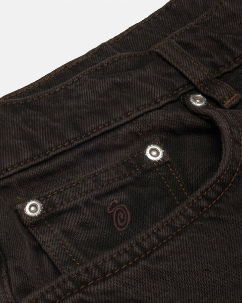 Men's Stussy Big Ol' Jean Denim Black Ireland | CND-4480