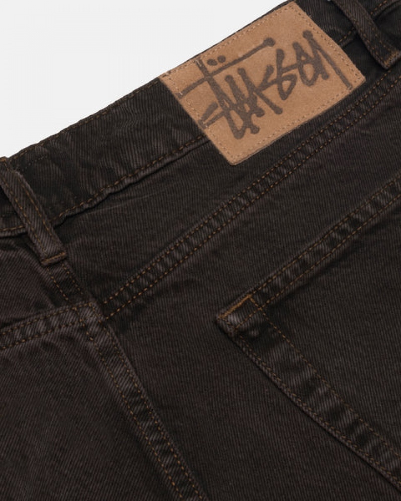 Men's Stussy Big Ol' Jean Denim Black Ireland | CND-4480