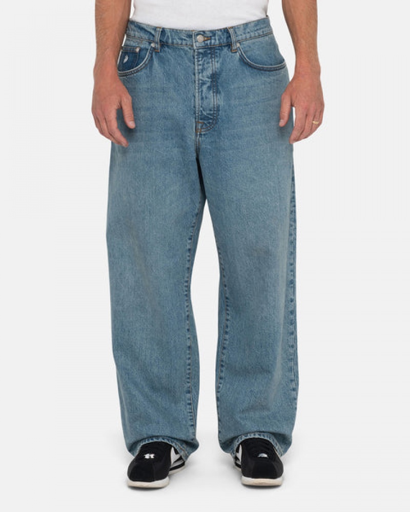 Men's Stussy Big Ol' Jean Denim Blue Ireland | SDA-5721