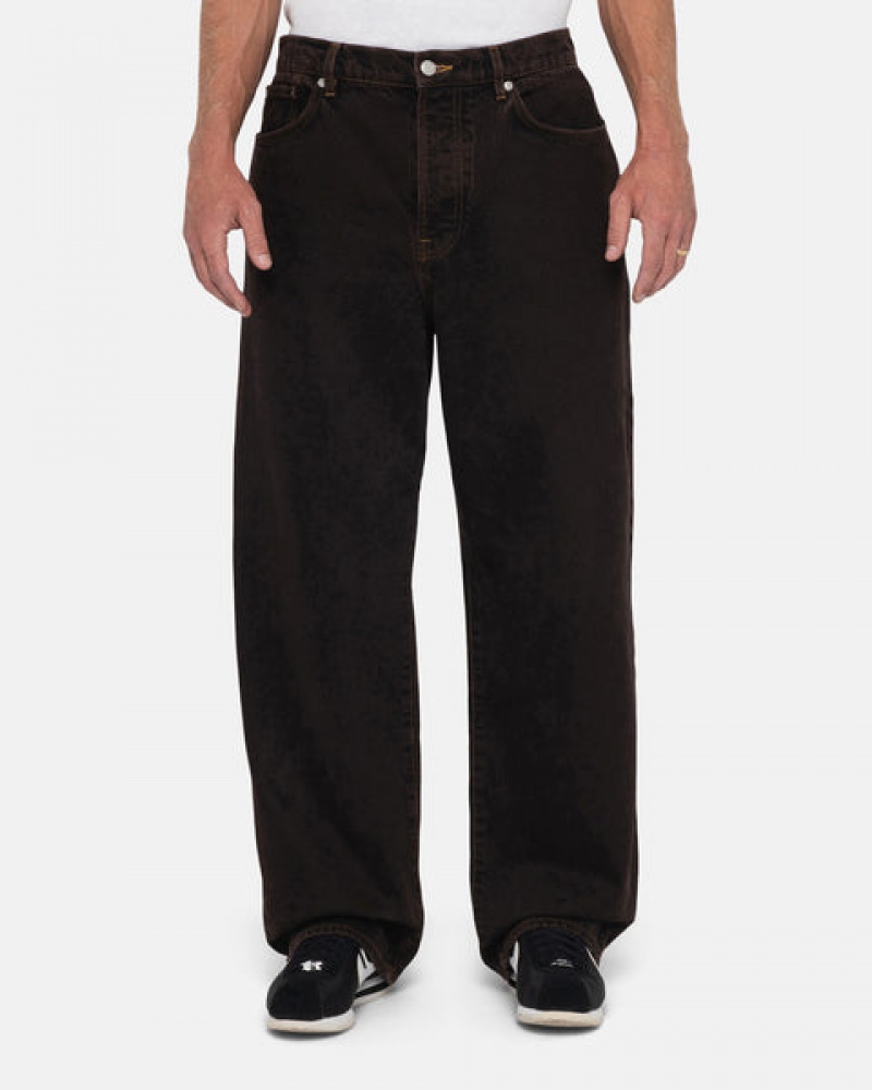 Men's Stussy Big Ol' Jean Denim Pants Black Ireland | HYJ-7032