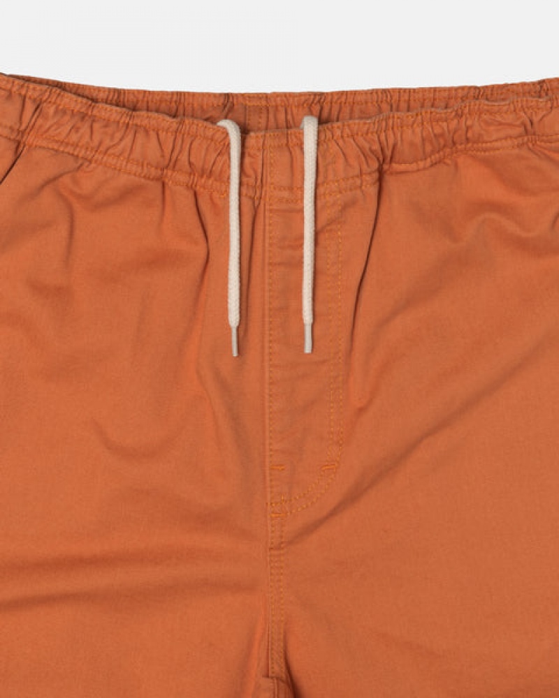 Men's Stussy Brushed Beach Pants Brown Ireland | YNN-9737