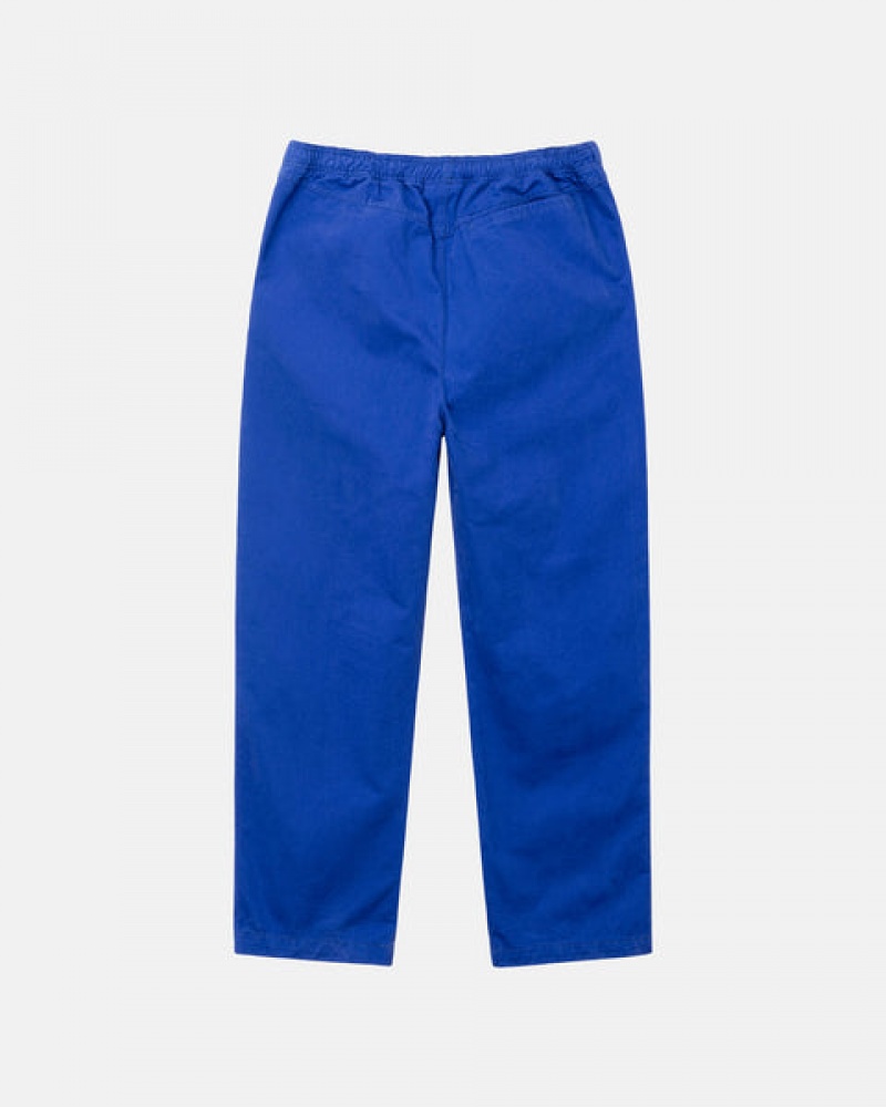 Men's Stussy Brushed Beach Pant Swimwear Blue Ireland | SSV-1151