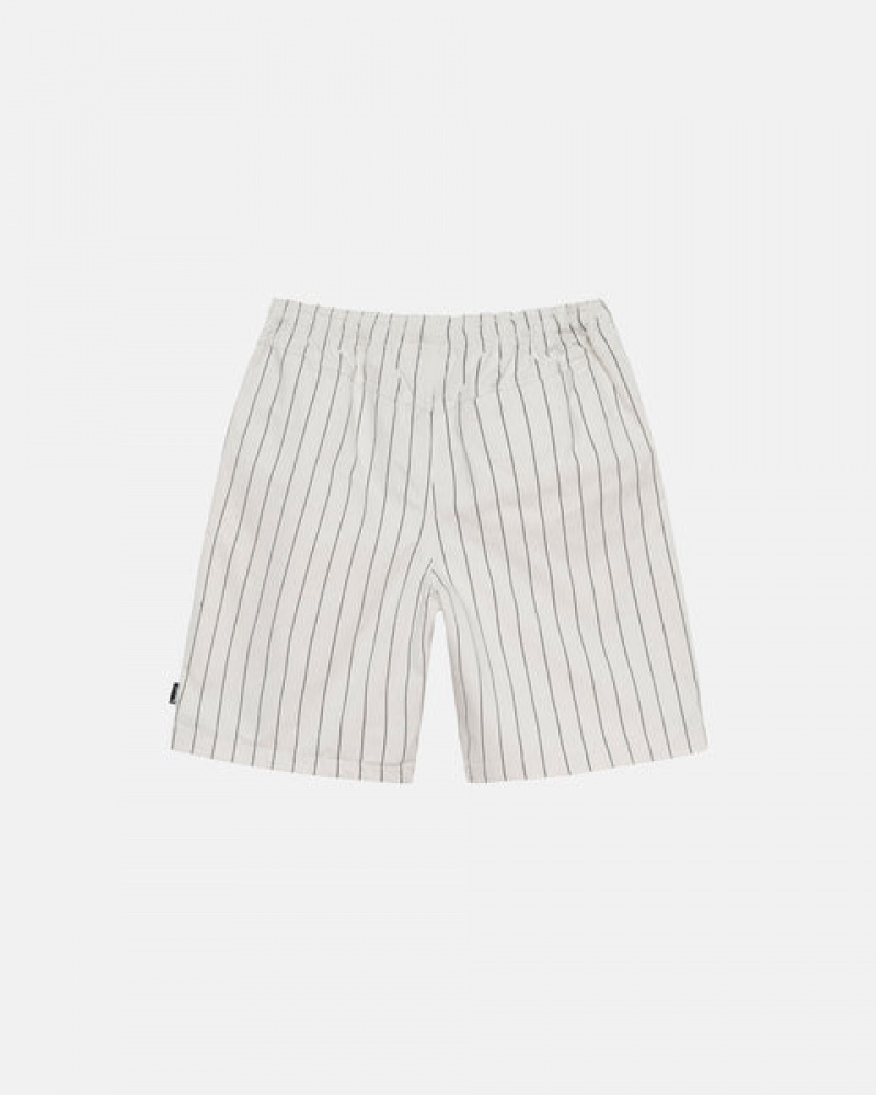 Men's Stussy Brushed Beach Shorts Beige Ireland | KNC-7457