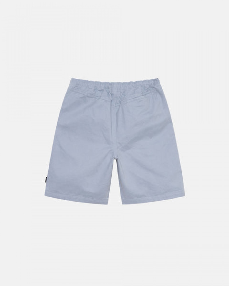 Men's Stussy Brushed Beach Shorts Blue Ireland | VKT-5876