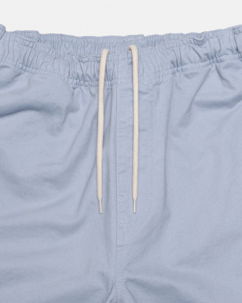 Men's Stussy Brushed Beach Shorts Blue Ireland | VKT-5876