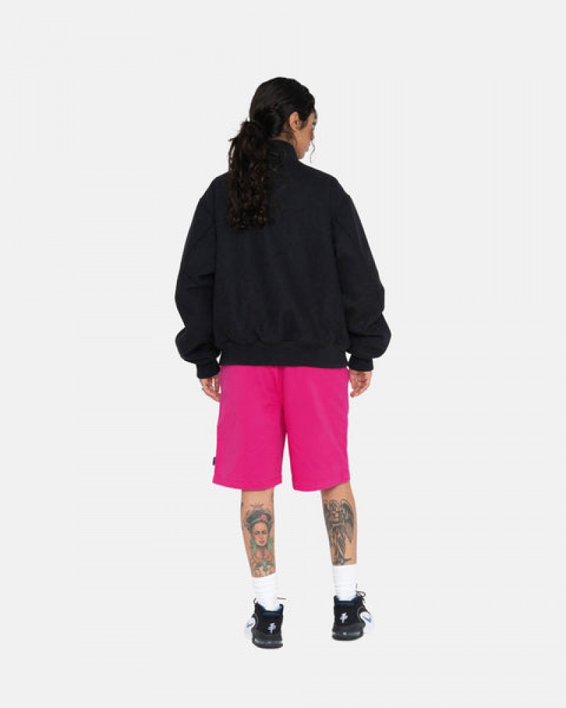 Men's Stussy Brushed Beach Shorts Pink Ireland | WND-6182