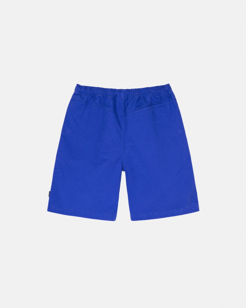 Men\'s Stussy Brushed Beach Short Swimwear Blue Ireland | IRX-8852