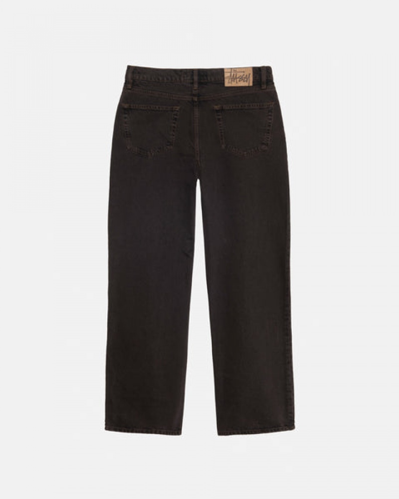 Men's Stussy Classic Jean Denim Black Ireland | ICS-2611