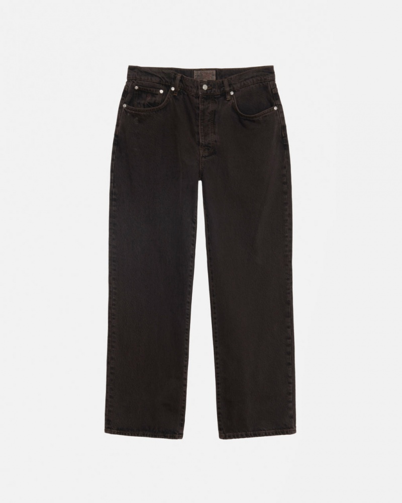 Men\'s Stussy Classic Jean Denim Pants Black Ireland | JHX-1755