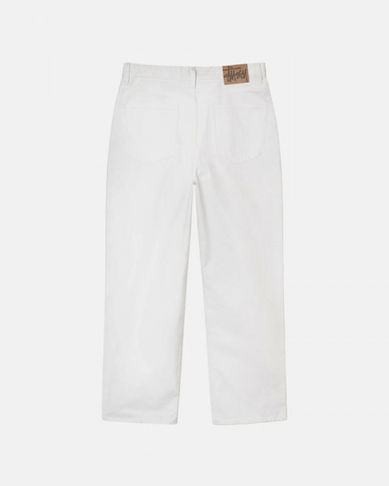 Men's Stussy Classic Jean Overdyed Pants Beige Ireland | OPF-4815