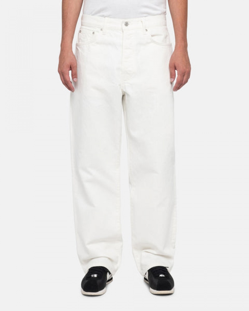 Men's Stussy Classic Jean Overdyed Pants Beige Ireland | OPF-4815