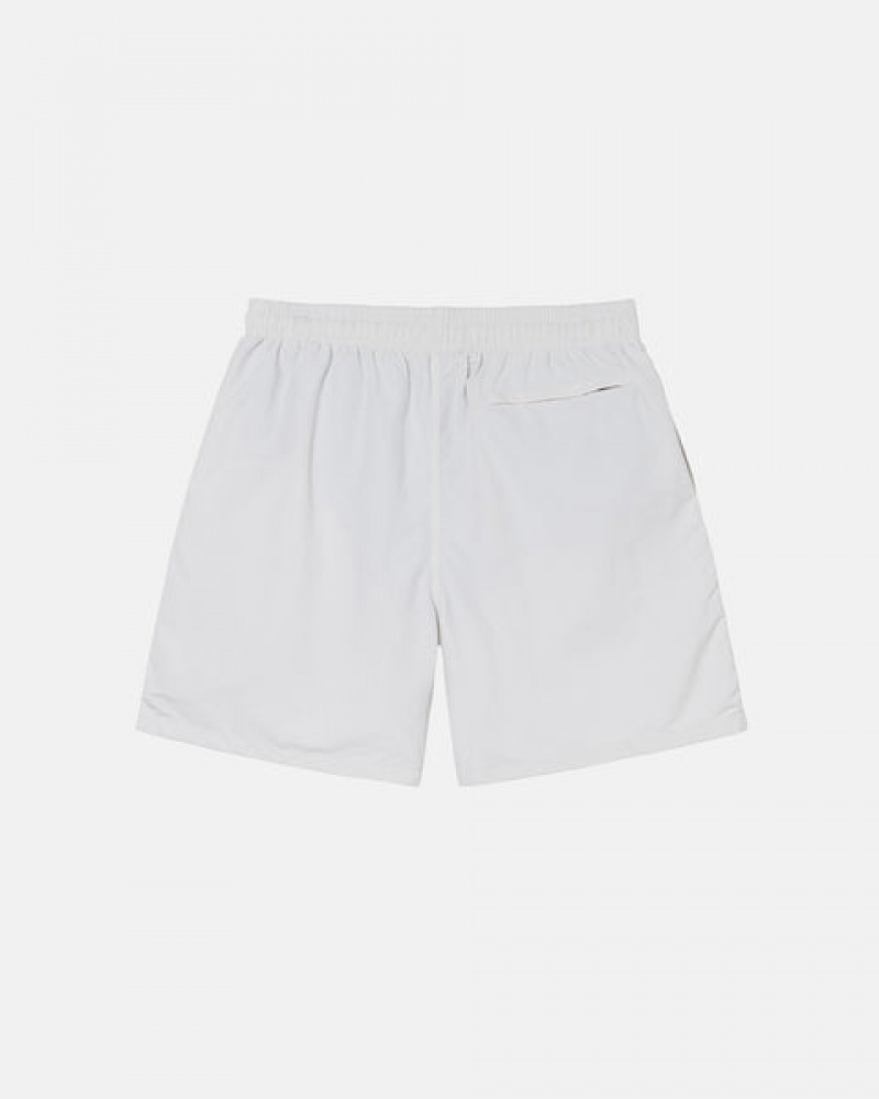 Men's Stussy Curly S Water Short Swimwear Beige Ireland | LME-9881