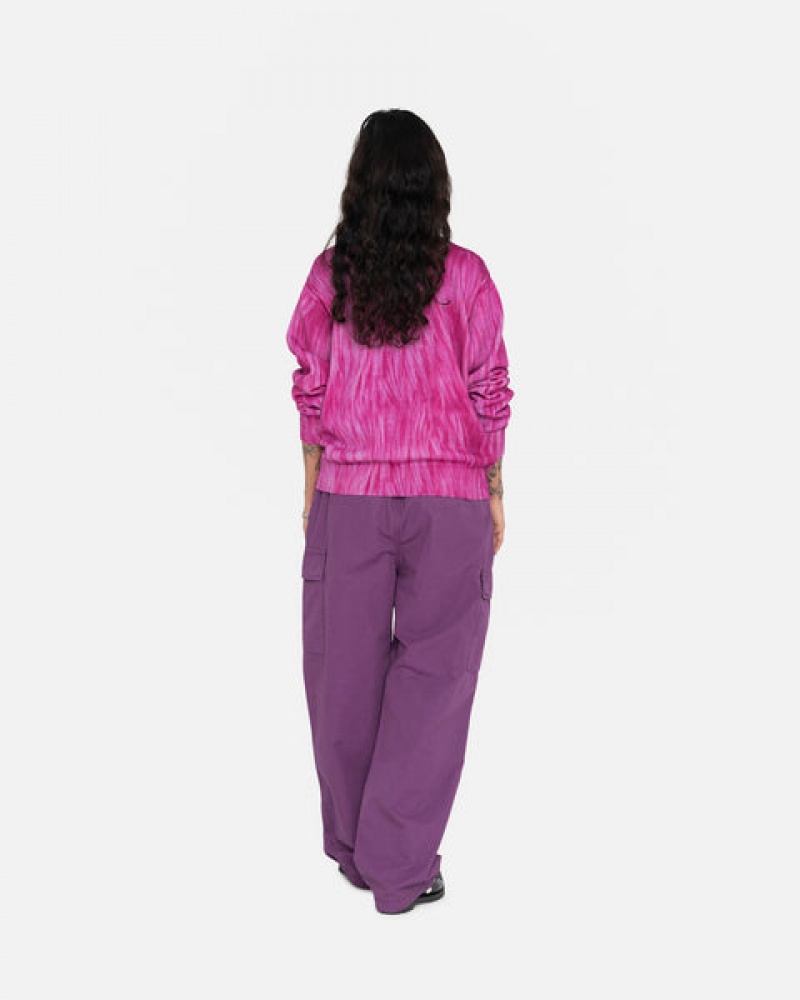 Men's Stussy Ripstop Cargo Beach Pants Purple Ireland | NED-5322