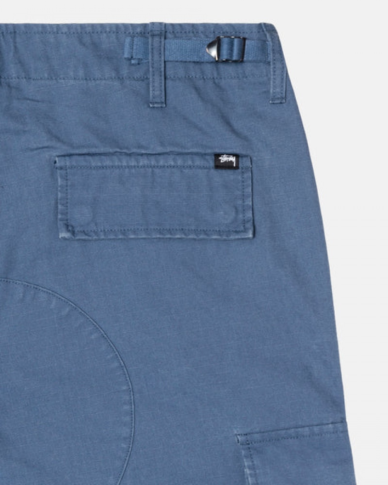 Men's Stussy Ripstop Surplus Cargo Pants Blue Ireland | AGS-9146