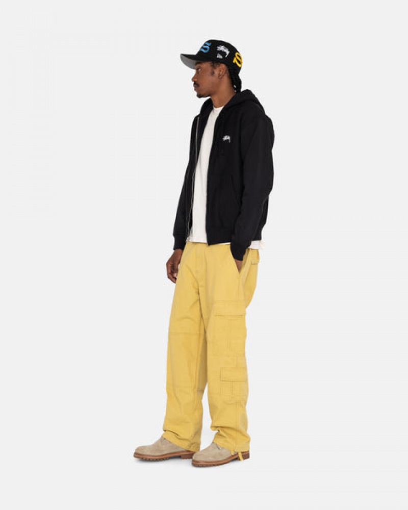 Men's Stussy Ripstop Surplus Cargo Pants Yellow Ireland | AWQ-6033