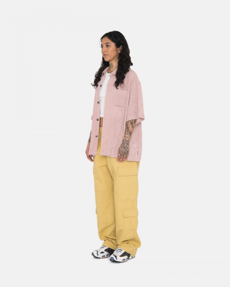 Men's Stussy Ripstop Surplus Cargo Pants Yellow Ireland | AWQ-6033