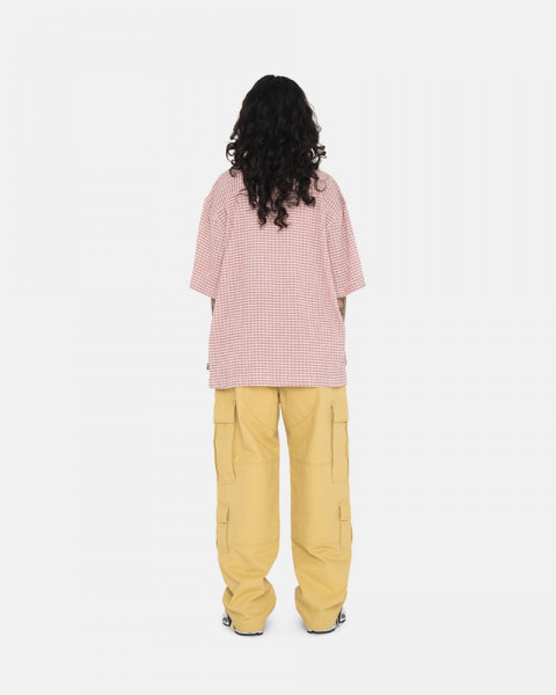 Men's Stussy Ripstop Surplus Cargo Pants Yellow Ireland | AWQ-6033