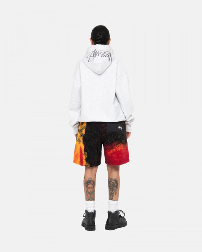 Men's Stussy Sherpa Shorts Black / Red Ireland | NME-9110