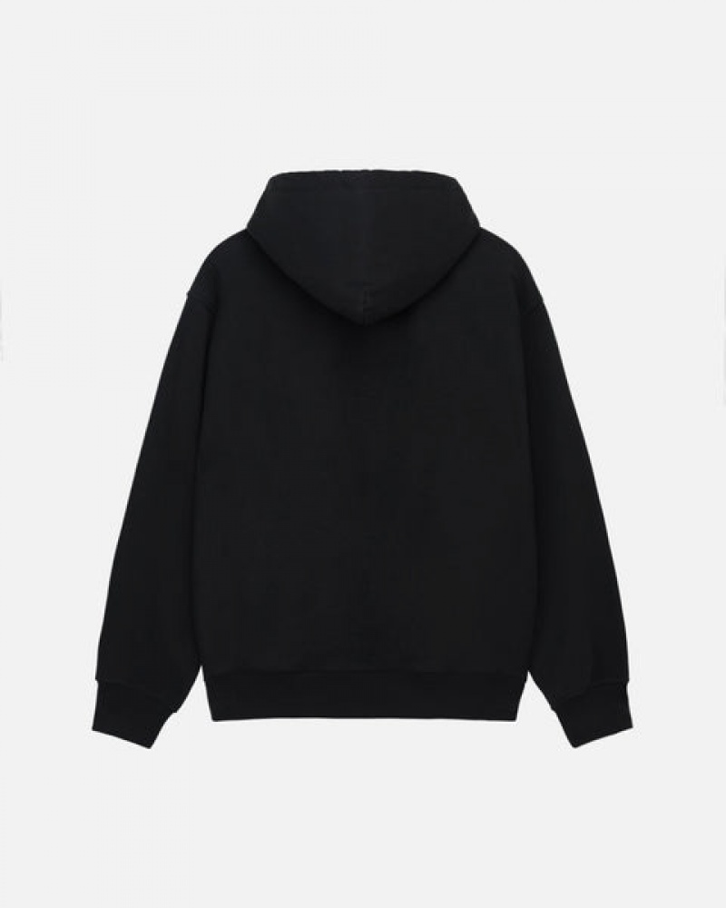 Men's Stussy Soda Can Hoodie Black Ireland | NRB-6294