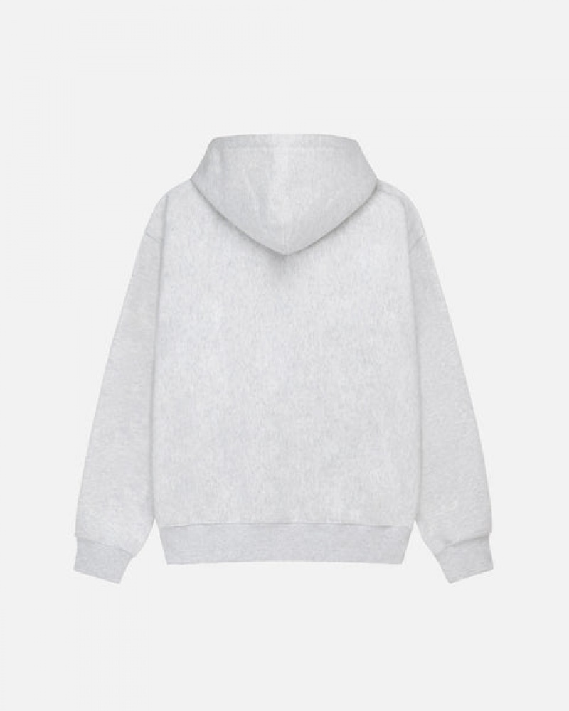 Men's Stussy Soda Can Hoodie Grey Ireland | OTS-6311