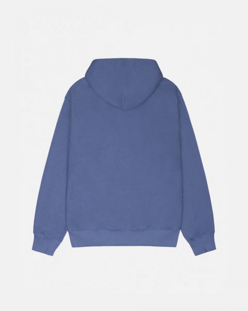 Men's Stussy Soda Can Hoodie Royal Blue Ireland | RXR-6441