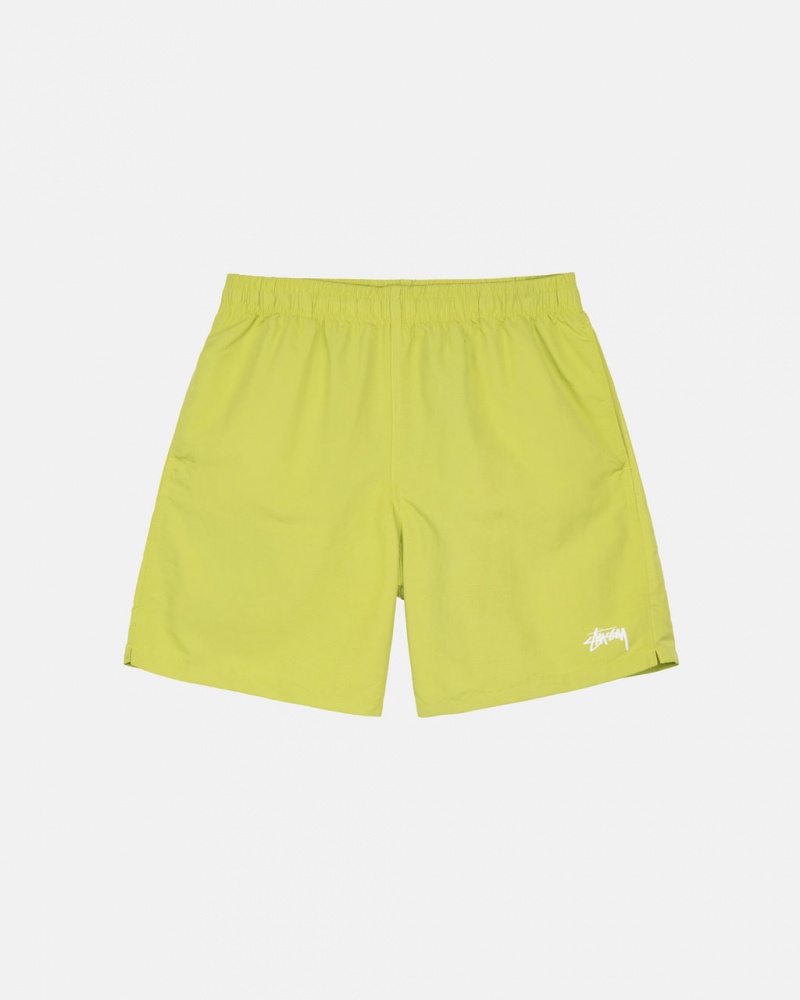 Men\'s Stussy Stock Water Short Swimwear Light Green Ireland | AIQ-4067