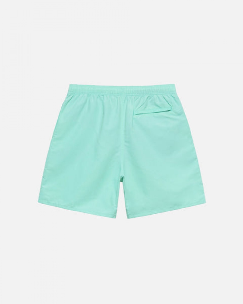 Men's Stussy Stock Water Short Swimwear Light Turquoise Ireland | YMJ-1232