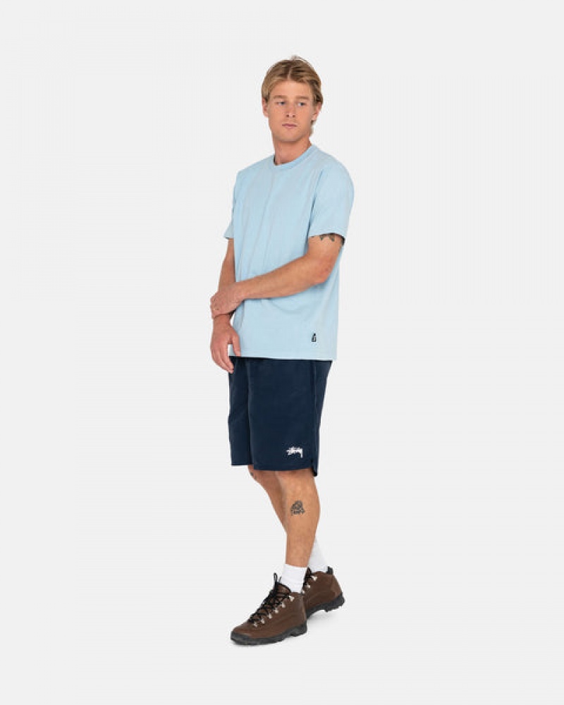 Men's Stussy Stock Water Short Swimwear Navy Ireland | YOZ-3572