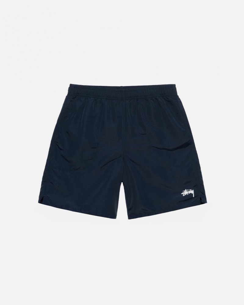 Men\'s Stussy Stock Water Short Swimwear Navy Ireland | YOZ-3572