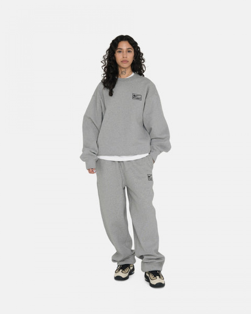 Men's Stussy Fleece Pant Sweatpants Dark Grey Ireland | LCB-4496