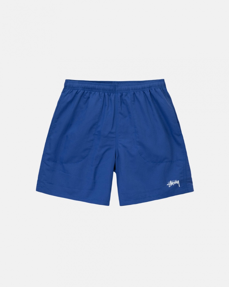 Men\'s Stussy Water Short Stock Shorts Blue Ireland | XEJ-7175