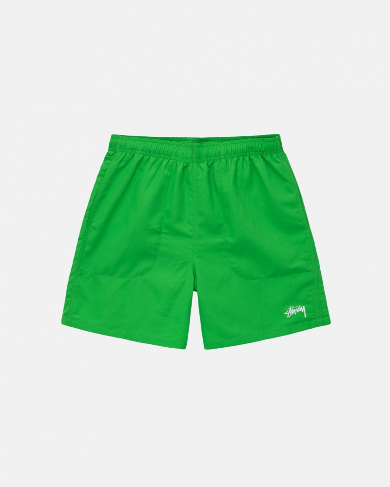 Men\'s Stussy Water Short Stock Shorts Green Ireland | LRV-1509