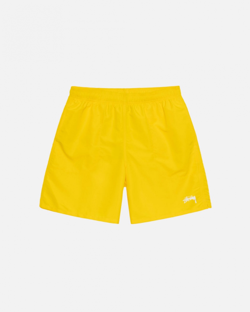 Men\'s Stussy Water Short Stock Shorts Yellow Ireland | NKJ-0900