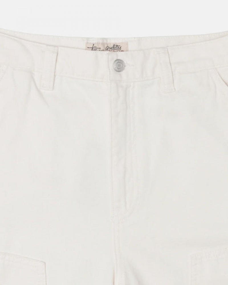 Men's Stussy Work Pant Canvas Pants Beige Ireland | YIK-6110