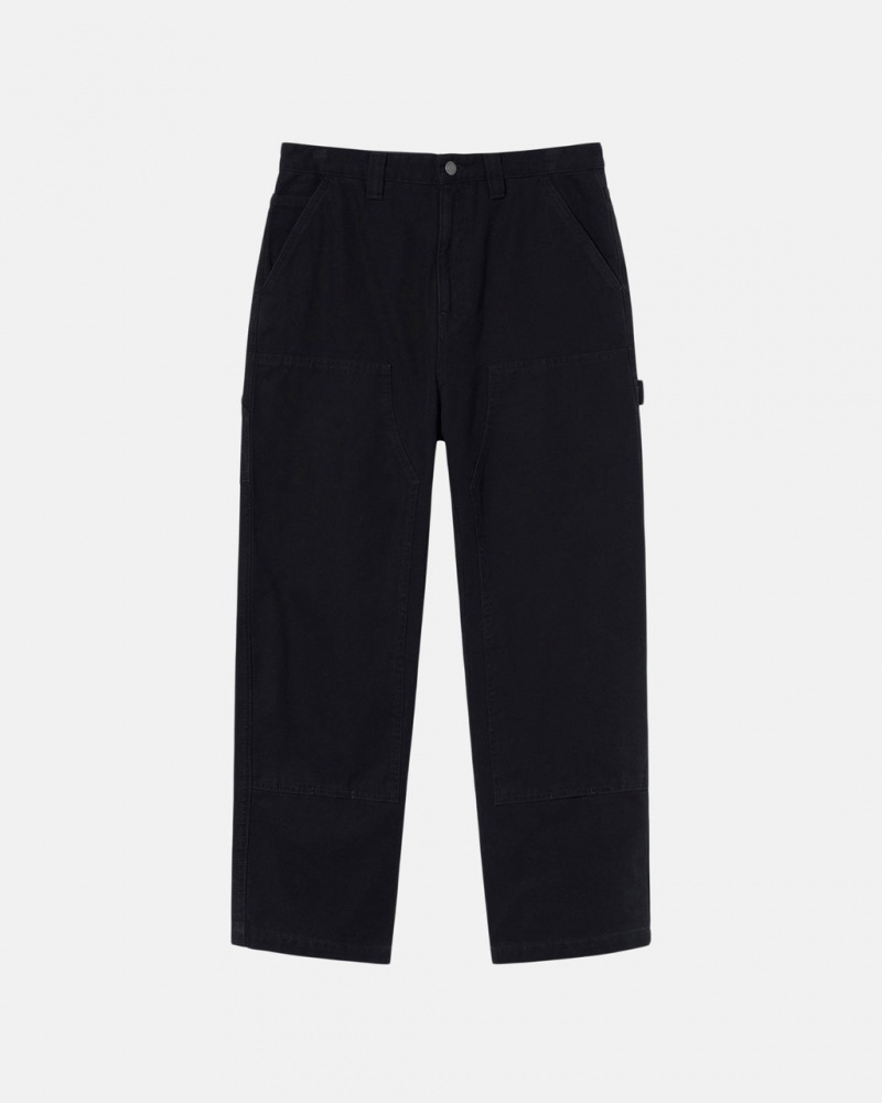 Men\'s Stussy Work Pant Canvas Pants Black Ireland | CYF-1433